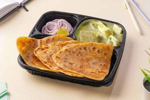 Paneer Hariyali & Paratha Lunchbox