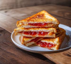 Bread Butter Jam Toast