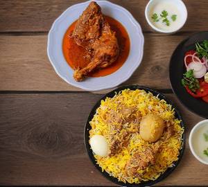Ronaldo X Chicken Biryani With Chicken Masala