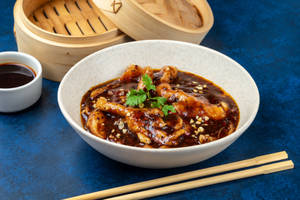 Stir Fried Chicken In Black Bean Sauce Gravy