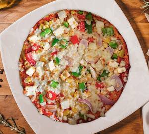 Veggie loaded pizza