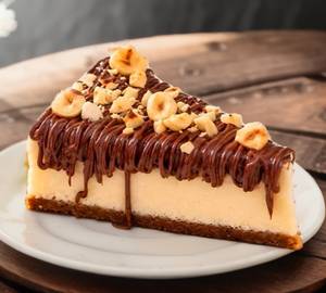 Nutella New York Cheesecake Slice