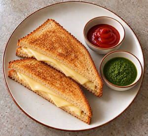 Plain Cheese Sandwich