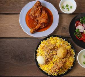 Messi X Chicken Biryani With Chicken Chaap Combo