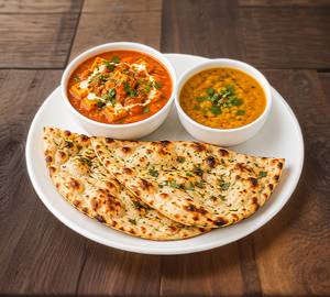 Kulcha Curry With Dal