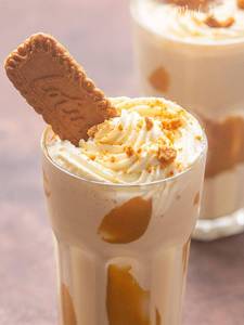 Biscoff Milkshake  (Home Made) Premium Milkshake 250 ml