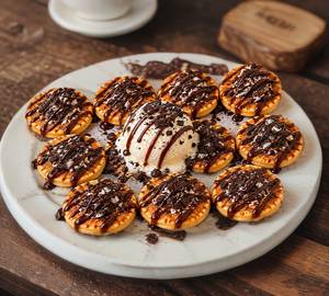 Ice cream chocolate [11 pieces] mini pancakes