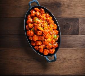 Chilli Soya Chunks