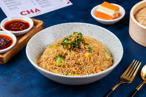 Burnt Garlic Vegetable Fried Rice
