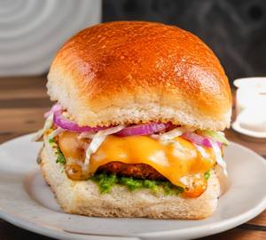 Veg Cheese Pav 🍔