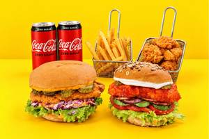 Double Chicken Burger Feast