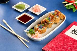 The "Cha" Vegetable Futomaki Sushi Roll