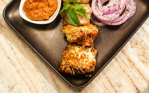 Cheesy Malai Chicken Kebab
