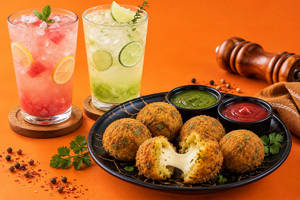 Spicy Potato Pops & Drink Snack Box
