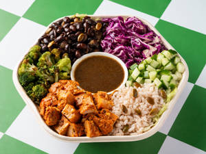Fibre Rich Chicken Bowl