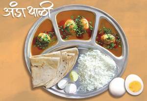 Anda Kala Masala Thali