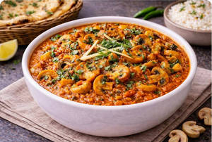 Mushroom Masala [serves 2, 500 ml]