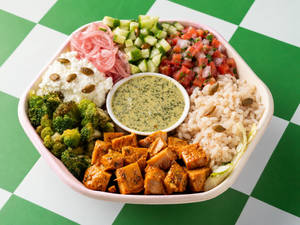Mint Yoghurt Chicken Bowl