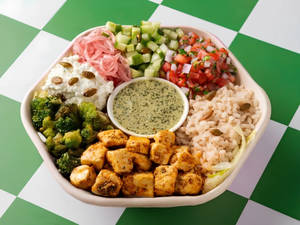 Mint Yoghurt Paneer Bowl