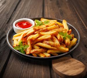 French Fries And Cold Coffee