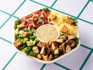 Char-grilled Chicken Caesar Salad (Non Veg)