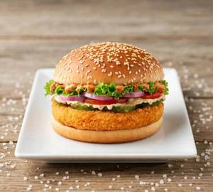 Veg Crispy and Crunchy Burger