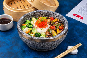 Assorted Vegetables In Black Bean Sauce Soul Bowl [Noodles]