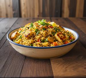 Paneer Garlic Rice
