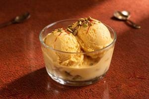 Kesar Pista Ice Cream