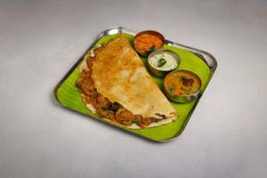 Mushroom Masala Dosa