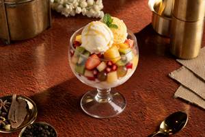 Fruit Salad With Ice Cream
