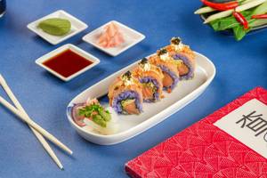 Spicy Atlantic Salmon Blue Rice Sushi Roll