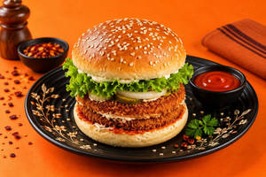 Fiery Spicy Paneer Burger
