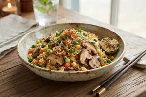 Mushroom Fried Rice