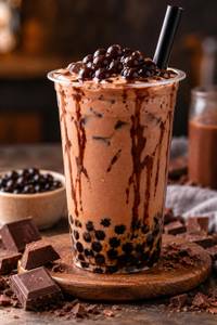 Chocolate Boba Milk Tea