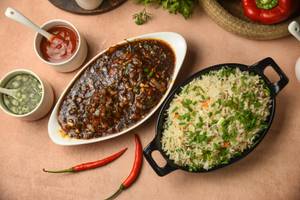 Veg Manchurian Gravy Combo