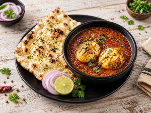 Egg Masala With Naan