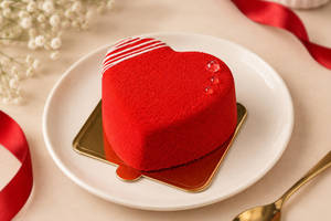 Belgium Mousse Chocolate Heart Pastry