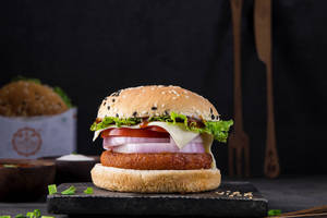 Korean Cheese Burger