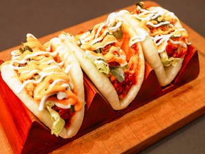 Chicken 65 Bao (3 Pcs)
