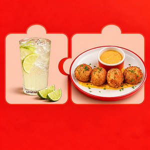 Fresh Lime Soda + Ricotta Romba