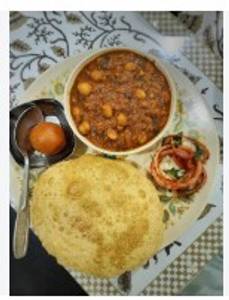 Chole Bhature Combo