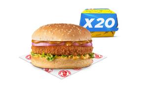 Chicken Snacker Lover Pro Max (Pack Of 20 Burgers)