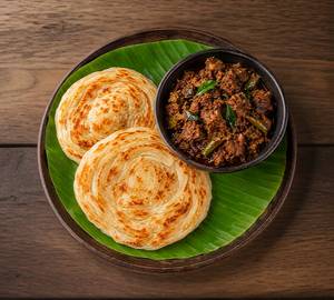 Parotta With Beef Roast