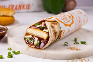 Korean Cheese Frankie In Puff Paratha