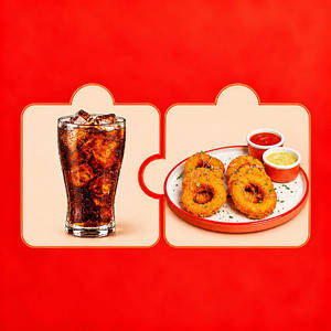 Coke + Onion Rings