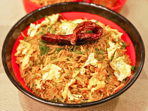 Egg Singapore Fried Rice