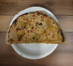 2 Aloo Pyaz Paratha+Curd+Salad+Achar