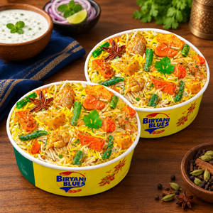 Veg Dum Biryani Bowl (2 Nos)
