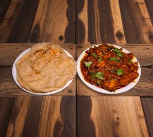 Chicken Stew [2 Pieces] with sattu paratha 2pc